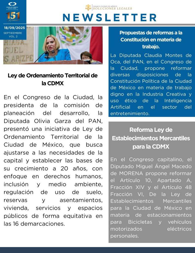 Newsletter septiembre 2