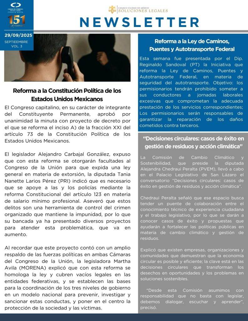 Newsletter septiembre 3