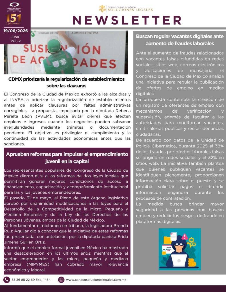 Newsletter Junio 2 2026